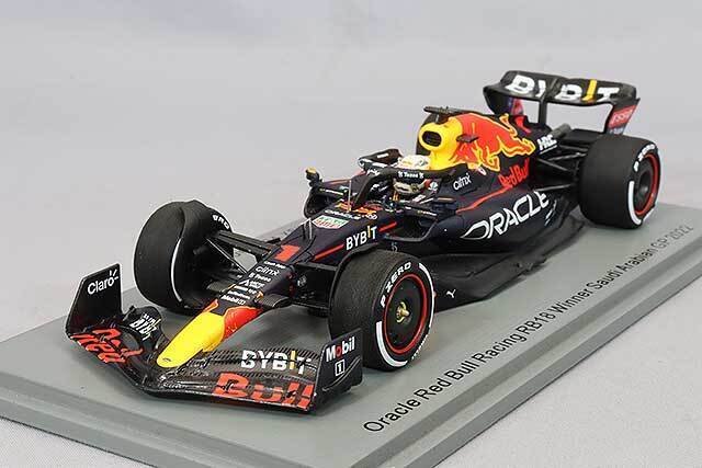 Spark 1:43 - Pienoismalliauto - Oracle Red Bull Racing RB18 #1 Max Verstappen Winner Saudi Arabian GP 2022 - Harvinainen malli! #3.2