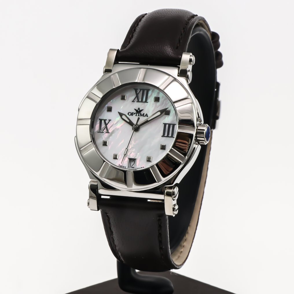 Optima - Swiss Watch - OSL300-SL-7 - Brown Strap - Zonder minimumprijs - Dames - 2010-2020  #2.1