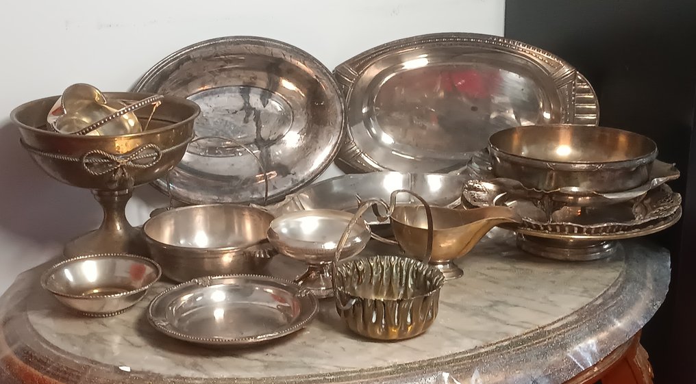 大盘 - 银色金属，青铜 #1.0