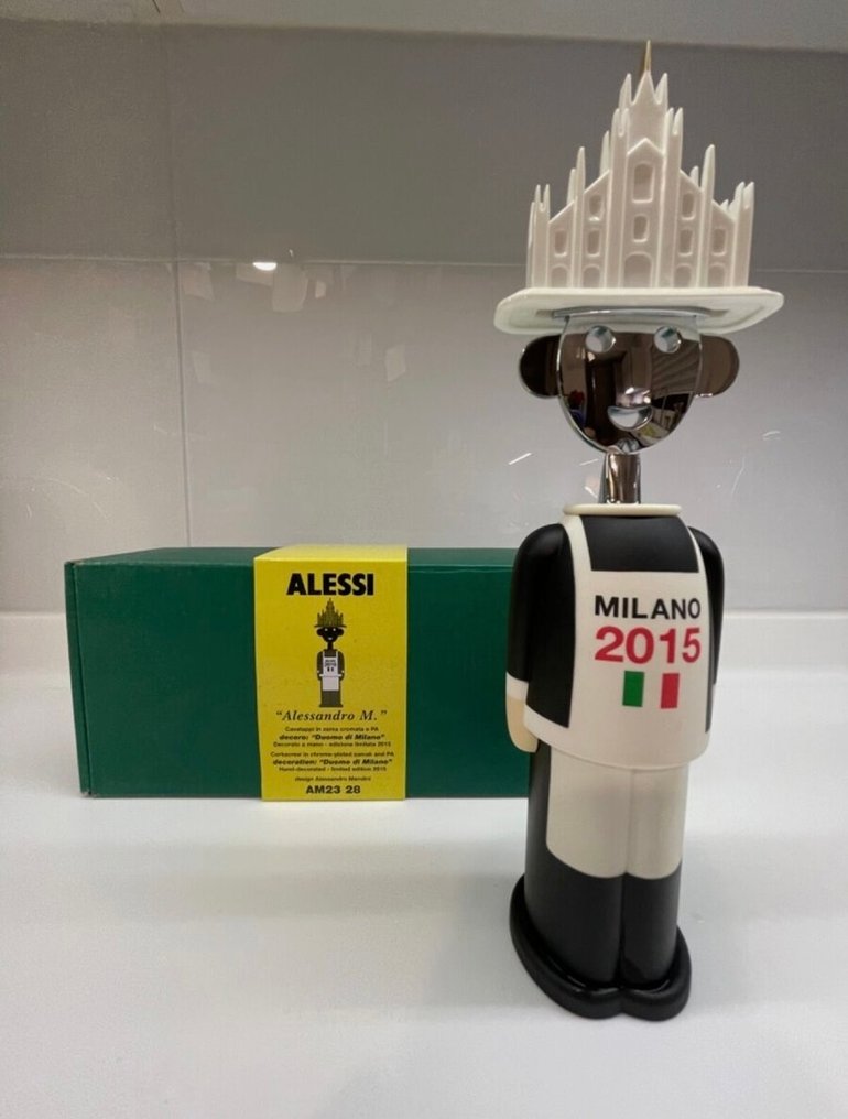 Alessi - 小塑像 - Tire bouchon Alessi "Alessandro M" Duomo di Milano édition limitée 2015 - 金屬 #1.0