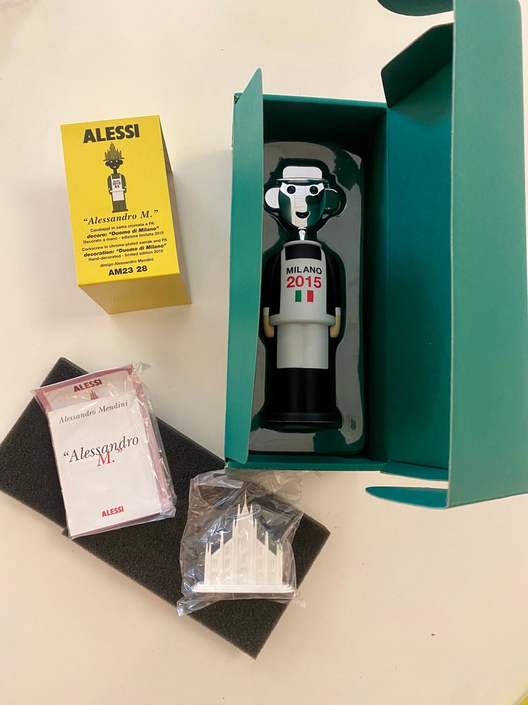 Alessi - 小塑像 - Tire bouchon Alessi "Alessandro M" Duomo di Milano édition limitée 2015 - 金屬 #2.1
