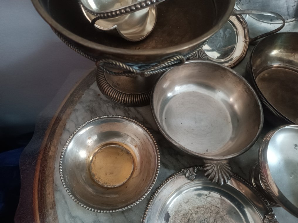 大盘 - 银色金属，青铜 #2.1