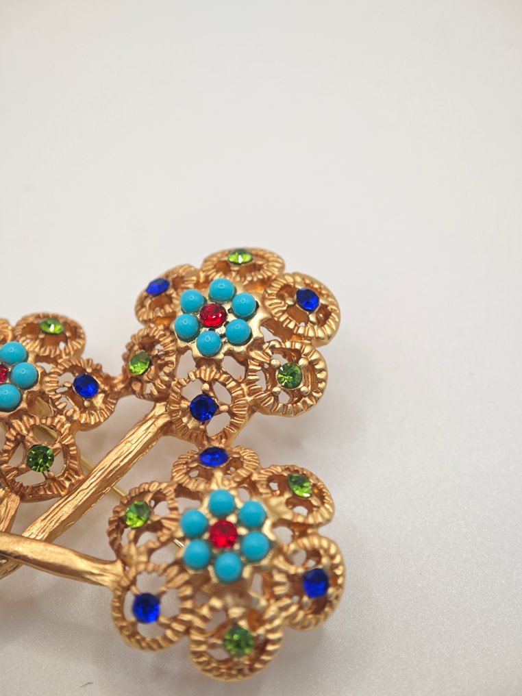 arany - Bross - Bross virágok. 18K #3.2