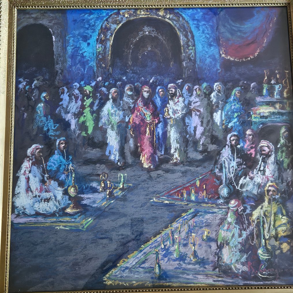 Roberto Carignani (1894-1975) - Mercato arabo #1.0