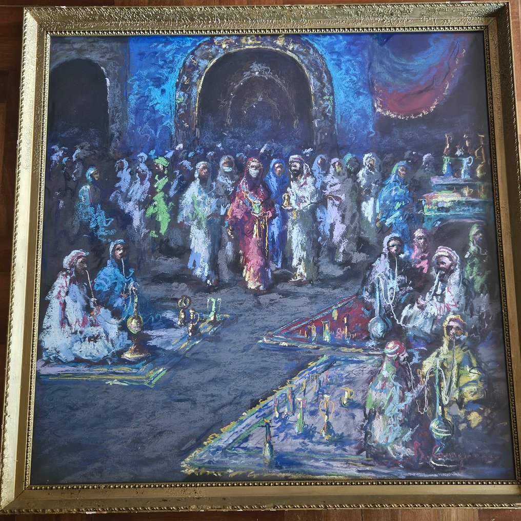 Roberto Carignani (1894-1975) - Mercato arabo #2.1