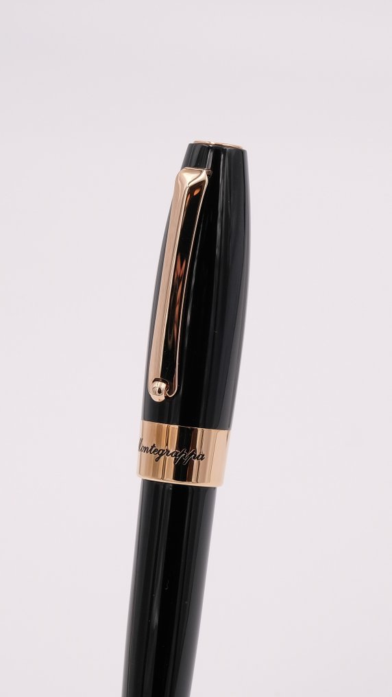 Montegrappa - Fortuna - Black & Rose Gold Trims (ISFORQRC) - Sem preço de reserva - Lapiseira #4.3