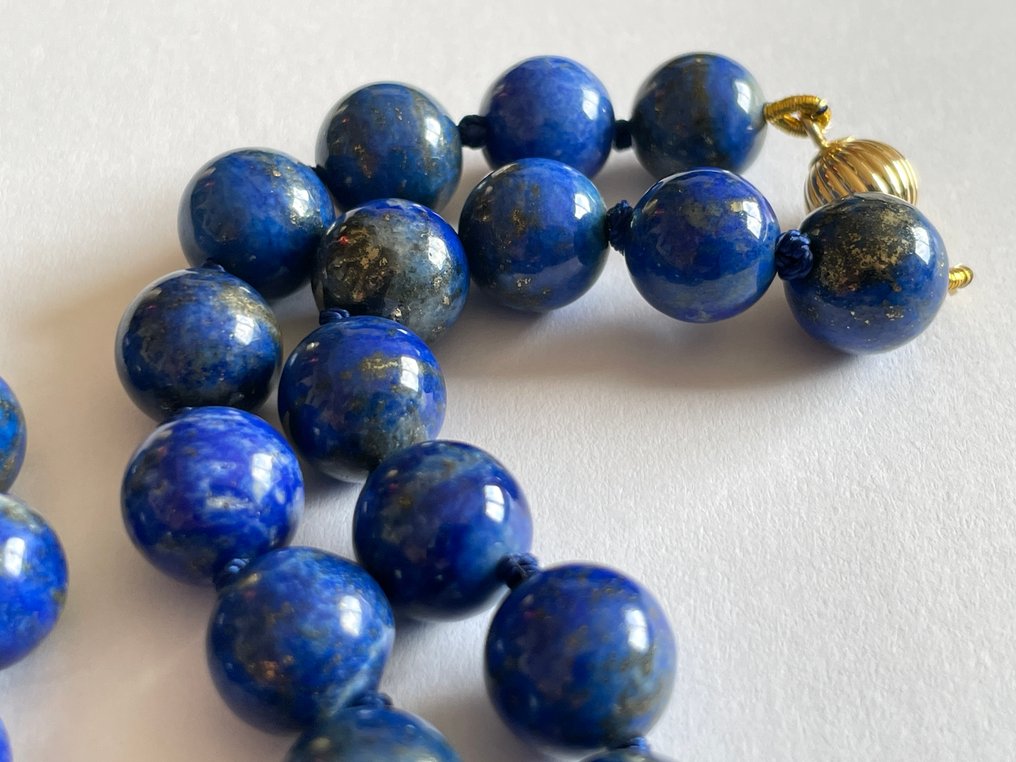 18克拉（750）黄金 - 青金石 - 项链 #4.3