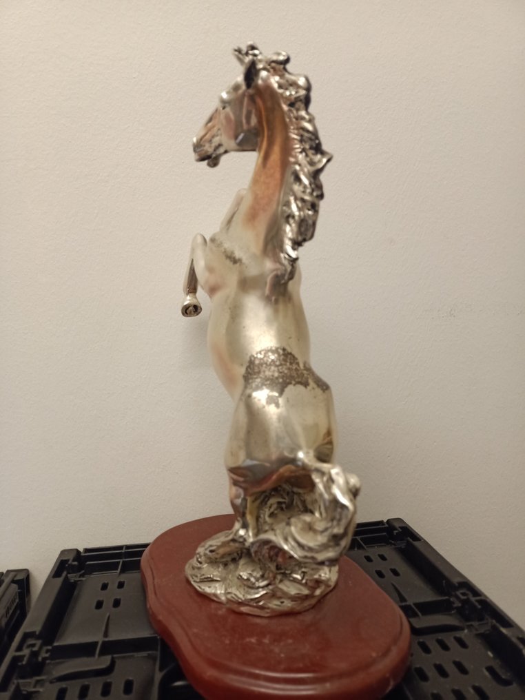 Marcello Giorgio - Statue, Statua cavallo Marcello Giorgio - 30 cm - Versilbert #2.1
