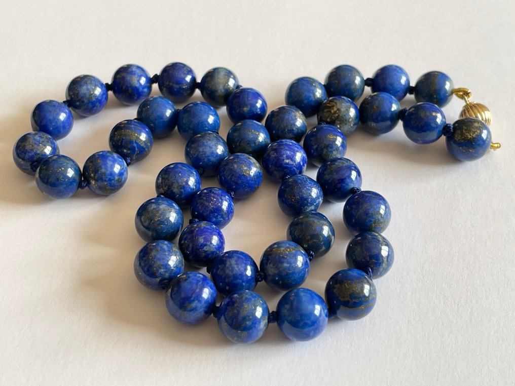 18克拉（750）黄金 - 青金石 - 项链 #1.0