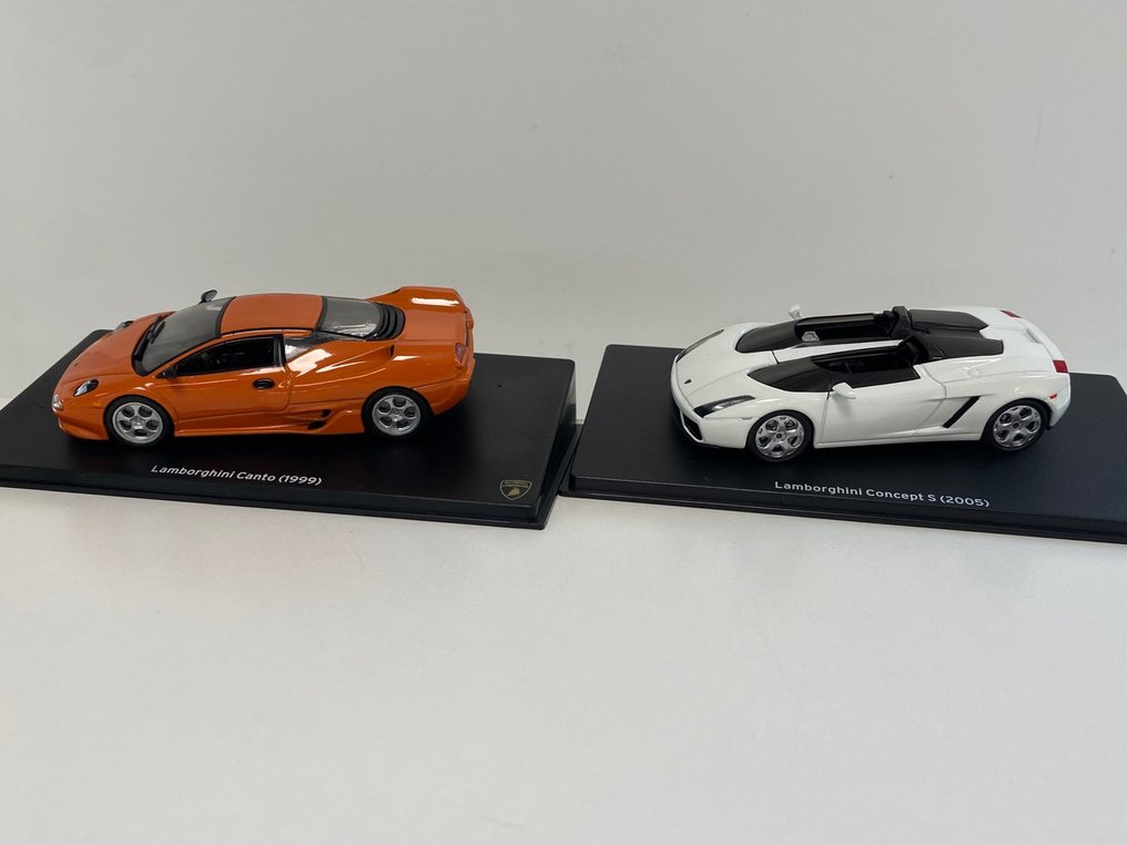 Edicola 1:43 - 模型汽车 (2) - Lamborghini Canto 1999 + Lamborghini Concept S 2005 - 限量版已售罄 #4.3