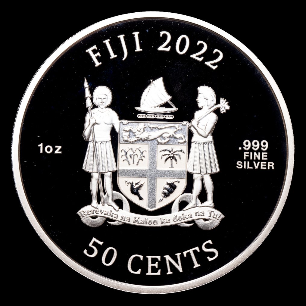 Fidzsi-szigetek. 50 Cents 2022 Cats, 1 Oz (.999) (Nincs minimálár) #1.0