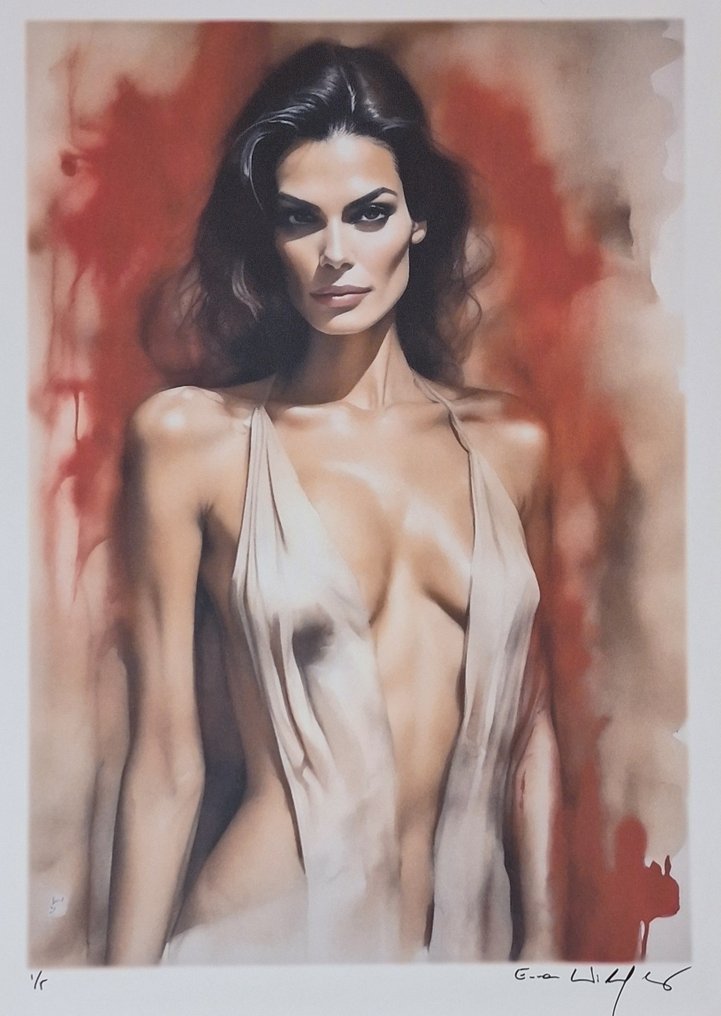 Teri Hatcher - watercolor edition by Emma Wildfang - Large size #3.2