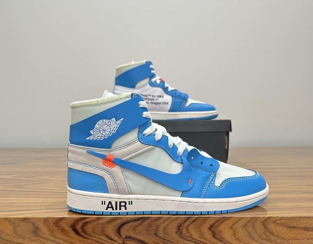 Air Jordan - Jordan 1 Retro High Off-White University Blue - 運動鞋 - 尺寸: EU 44 #1.0