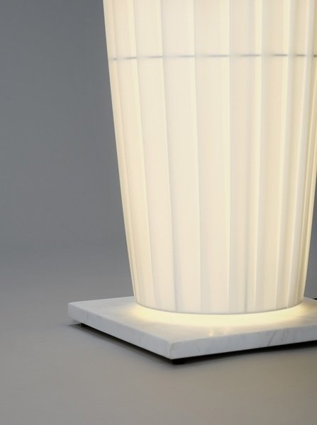 DCW éditions Paris - Fabrice Berrux - Gulvlampe - Colonne gulv - Tekstil, Marmor #4.3