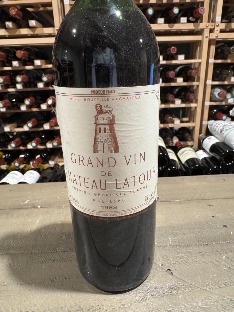 1988 Chateau Latour - Bordeaux, Pauillac 1er Grand Cru Classé - 1 Bottle (0.75L) #2.1