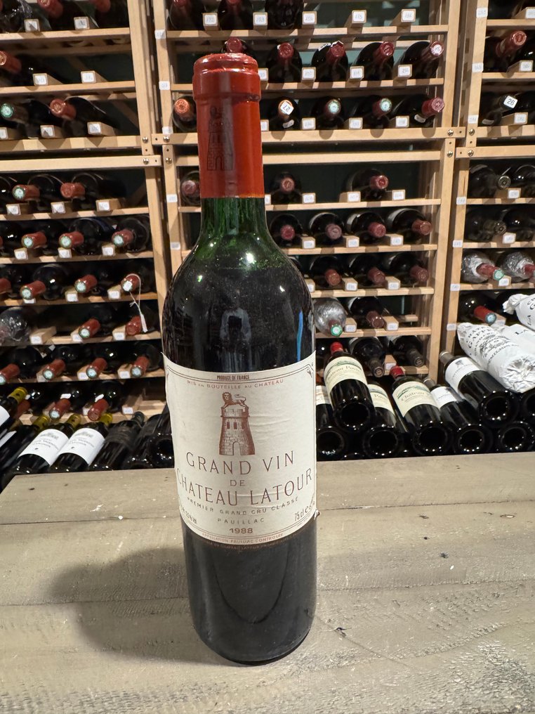 1988 Chateau Latour - Bordeaux, Pauillac 1er Grand Cru Classé - 1 Bottle (0.75L) #1.1