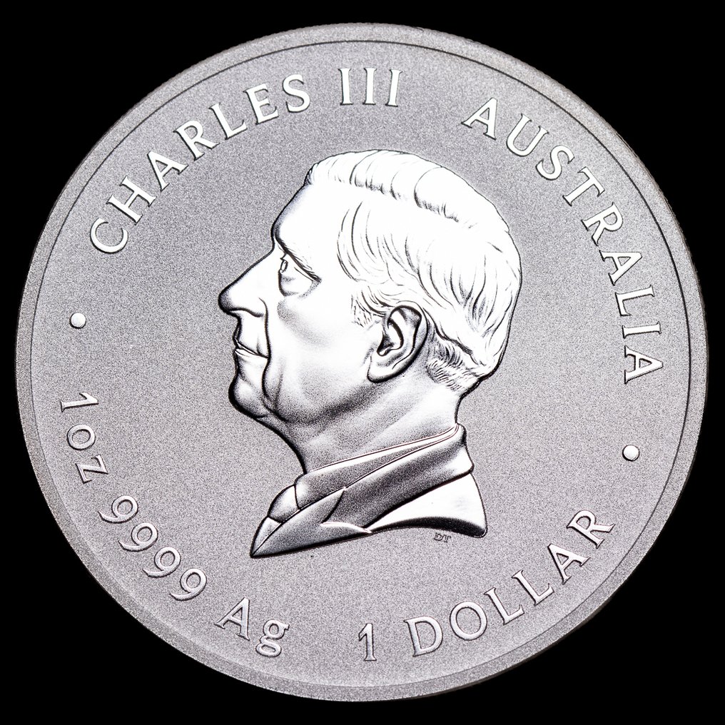 澳大利亚. 1 Dollar 2025 Year of the Snake, 1 Oz (.999) (没有保留价) #2.1