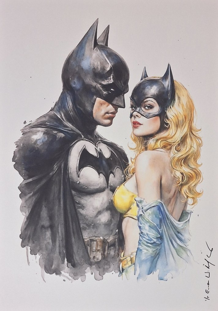 Batman and Batgirl - Vintage edition by Emma Wildfang - Large size #2.1