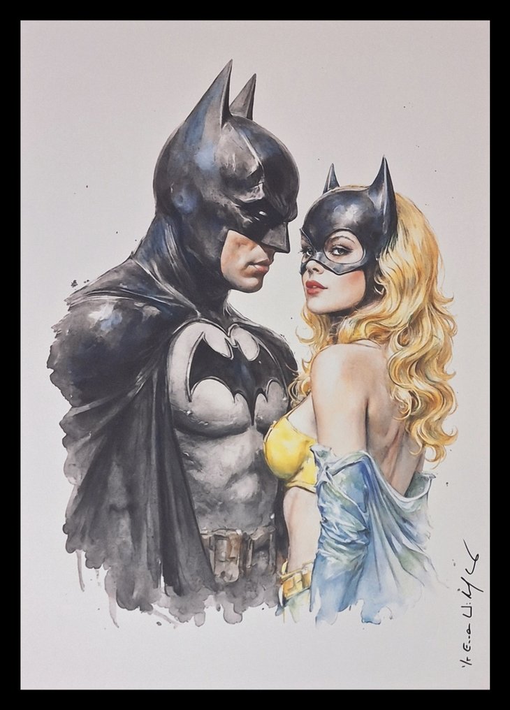 Batman and Batgirl - Vintage edition by Emma Wildfang - Large size #1.0