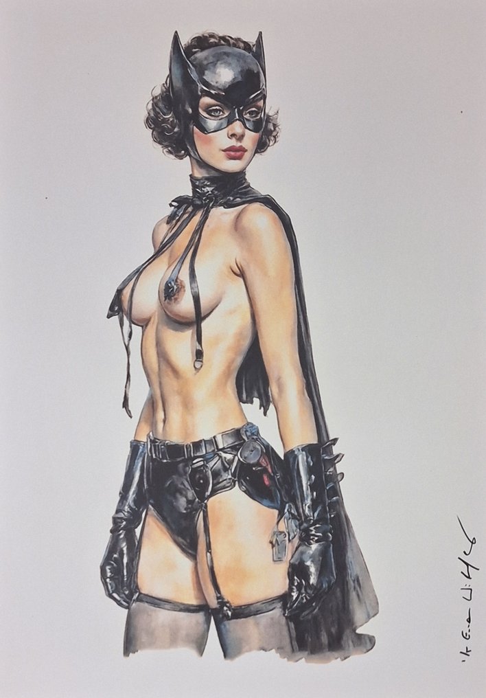 Batgirl - Vintage Pin Up edition by Emma Wildfang - Large size #3.2