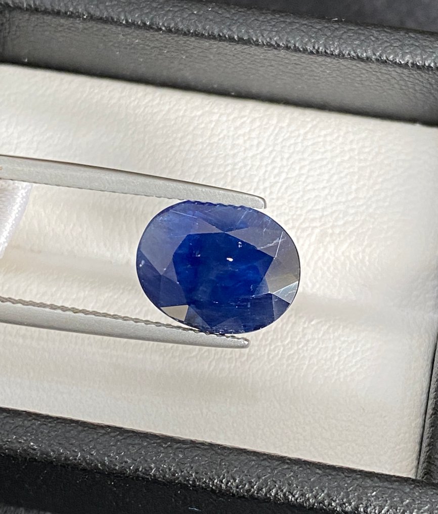 沒有保留價 - 1 pcs 藍色 藍寶石 - 6.39 ct - Bellerophon Gemlab - 天然蓝宝石 #3.2