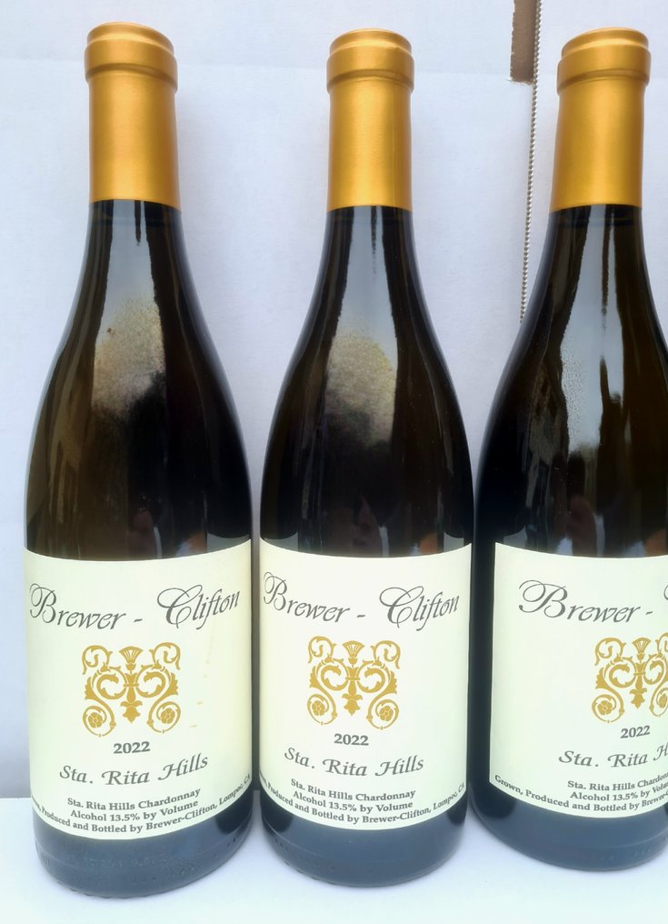 2022 Brewer - Clifton, Chardonnay, Sta. Rita Hills - Sta. Rita Hills，加利福尼亚州 - 6 Bottles (0.75L) #3.2