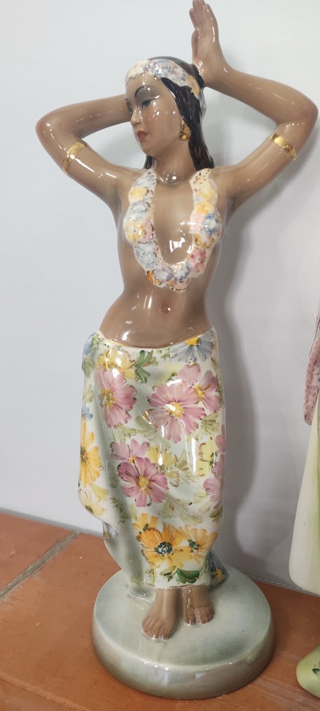 S.I.C.A.T - 塑像, Danzatrici dal mondo - 41 cm - 陶瓷 - 1960 #4.3