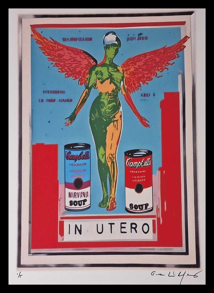Nirvana In Utero - Tribute series - Icons Reimagined Andy Warhol - Limited edition - 2025 #1.0