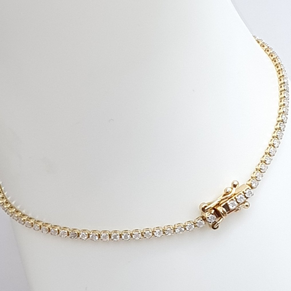 没有保留价 - 网球手链 - 18K包金 黄金 -  1.00ct. tw. 钻石 (天然)  #1.0