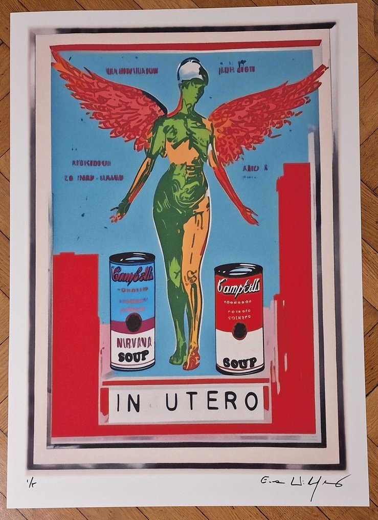 Nirvana In Utero - Tribute series - Icons Reimagined Andy Warhol - Limited edition - 2025 #1.0