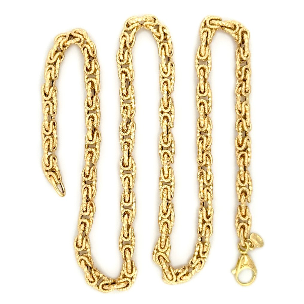 Handmade - Κολιέ - Bizantina satinata - 12.3 g - 18 καράτια Κίτρινο χρυσό - Il Giglio #3.2