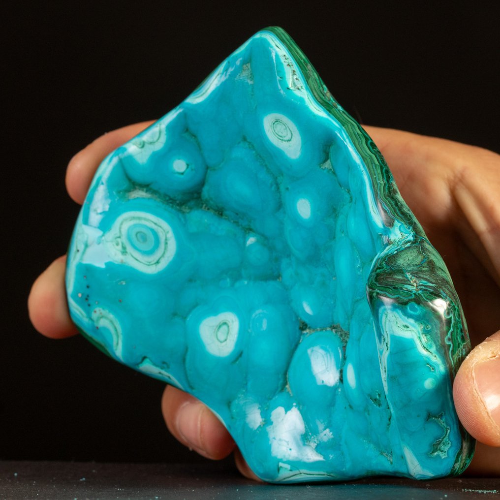 孔雀石与青铜玉标本 壮观的紧凑型青铜矿石形成 - 高度: 125 mm - 闊度: 85 mm- 240 g #1.0