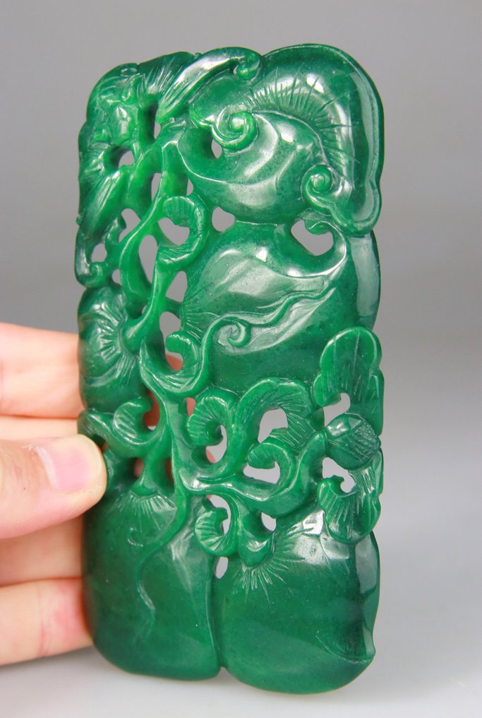 中国风吊坠 - 水果 - 仿翡翠玻璃 - 中國 - 二十世纪初 #1.0