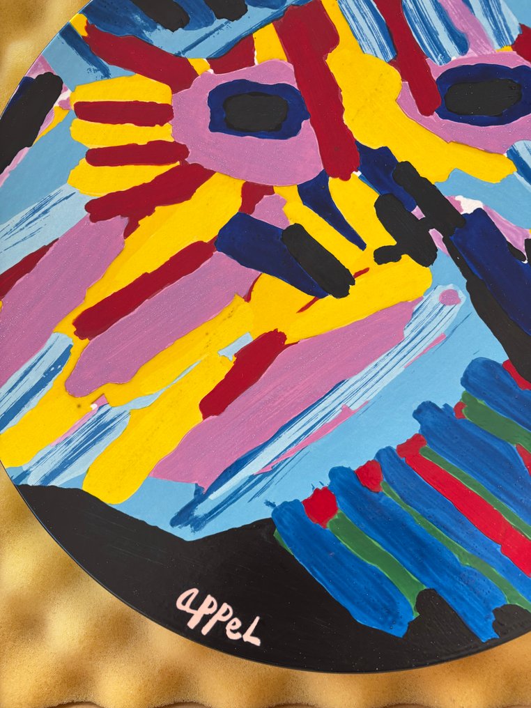 Glazed Earthenware - Karel Appel - 盘子 - Big Head Coming Down - 陶瓷 - 76/999 #3.2