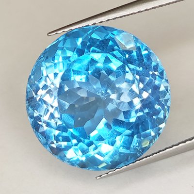 黄宝石  - 30.70 ct - 西班牙宝石学院（IGE） - 瑞士蓝 #1.0