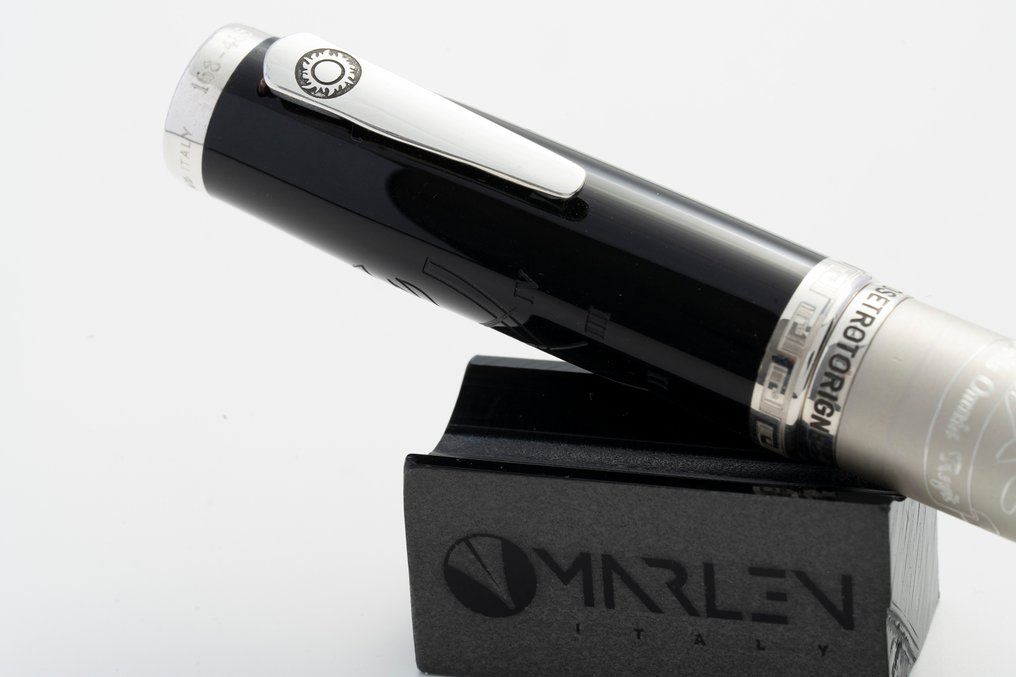Marlen - Sundial (Penna Meridiana) - Edizione Limitata di 488 esemplari in Resina e Argento - Wieczne pióro #2.1