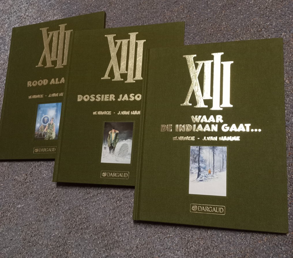 XIII - 2, 5 & 6 - Waar de indiaan gaat / Rood Alarm / Dossier Jason Fly - 3 Album - Édition limitée et numérotée - 1992/1994 #2.1