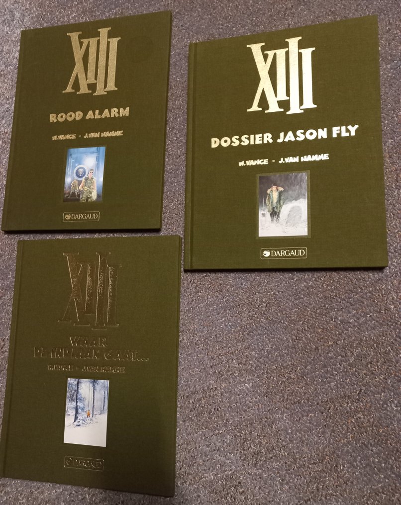 XIII - 2, 5 & 6 - Waar de indiaan gaat / Rood Alarm / Dossier Jason Fly - 3 Album - Édition limitée et numérotée - 1992/1994 #1.0