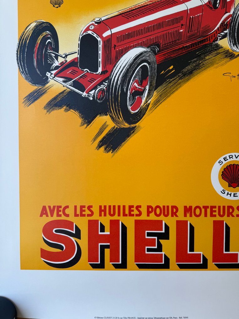 Anonymous - Poster pubblicitario- SHELL- (After) - Lata 80. #4.3