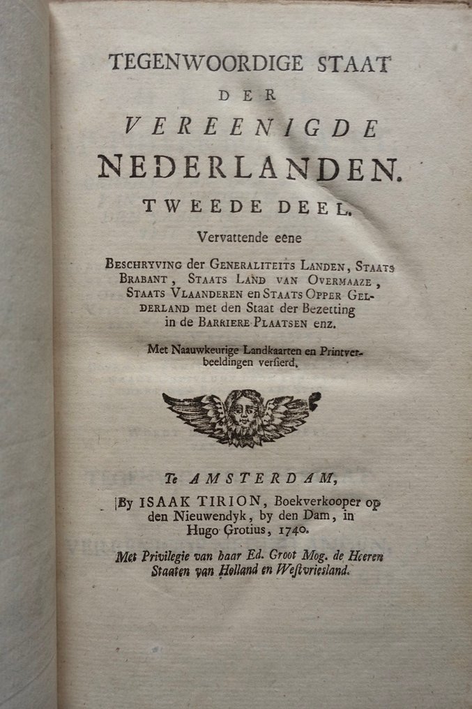 Isaak Tirion - Tegenwoordige Staat der Vereenigde Nederlanden - Deel Twee [13 gravures] - 1740 #3.2
