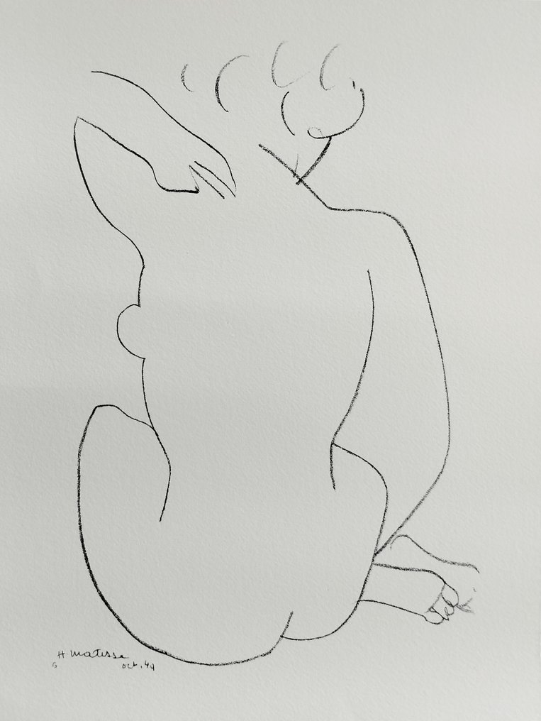 Henri Matisse (1869-1954), (d'après) - Nude from the back #1.0