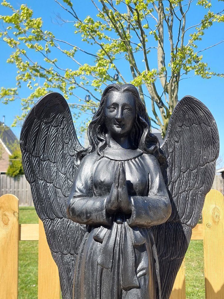 Statue, Large Praying Angel - 98 cm - betong/stein - 2025 #3.2