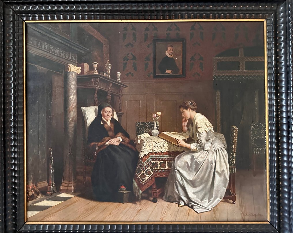 Hendrik Jacobus Scholten ( 1824–1907) - Sunday Morning #1.0