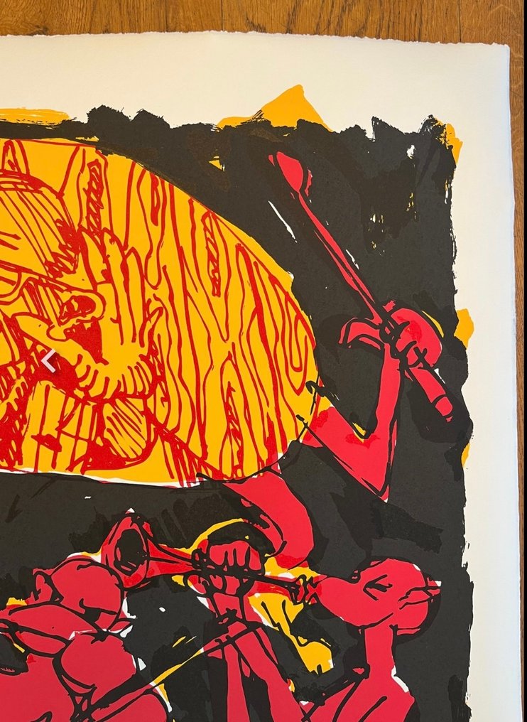 Jörg Immendorff (1945-2007) - Orchesterhauptprobe #4.3