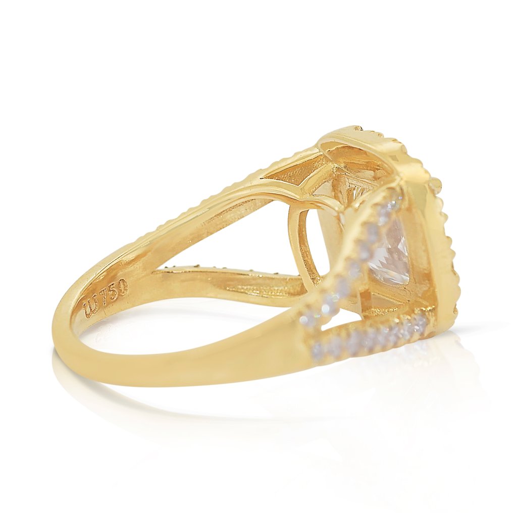Δαχτυλίδι - 18 καράτια Κίτρινο χρυσό - 3.51ct. tw. Διαμάντι (Φυσικό) - Διαμάντι #2.1