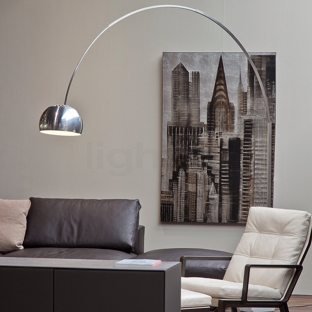 Flos - Achille Castiglioni, Pier Giacomo Castiglioni - ARCO - Arched floor lamp - ARCO - Carrara marble #3.2