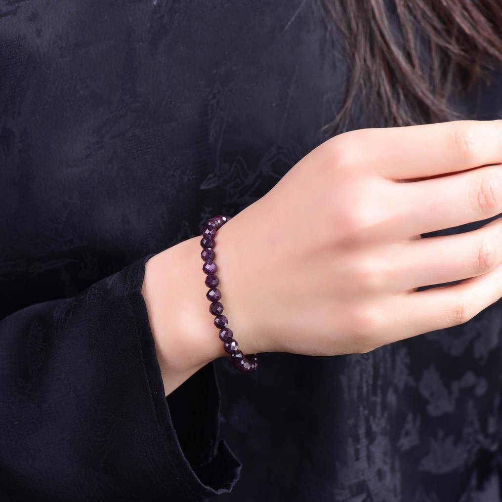 无底价 - ALGT 认证 - 天然红宝石手链 - 大自然与工艺的完美杰作- 10.82 g #1.0