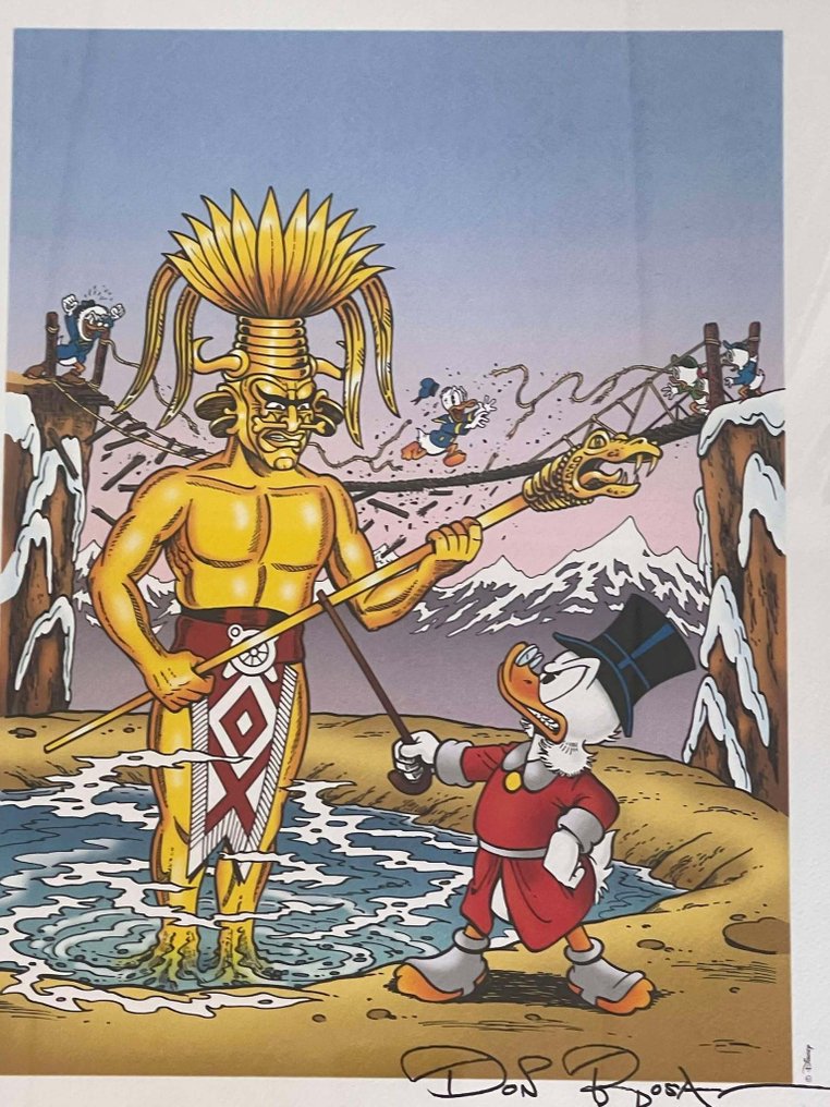 Don Rosa - The Last Lord of Eldorado - Hand signed and framed print #1.0