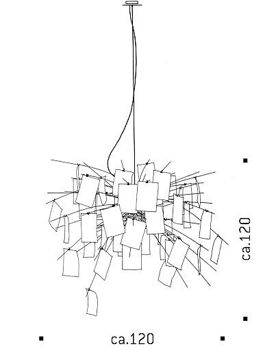 Ingo Maurer - Ingo Maurer - 台灯 - Zettel'z 5 - 日本信件, 钢, 玻璃 #4.3