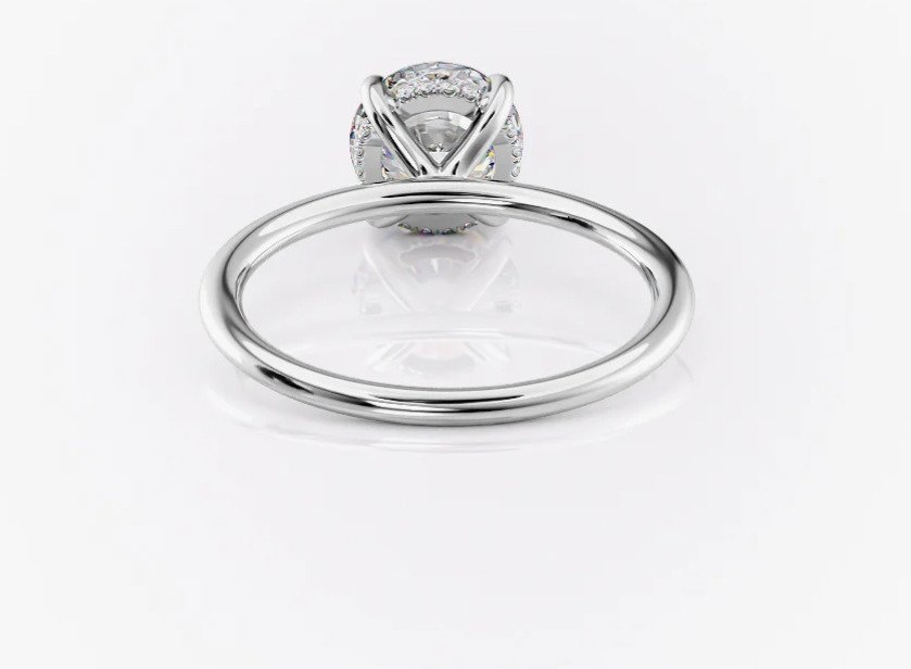 χωρίς τιμή ασφαλείας - Δαχτυλίδι αρραβώνων - 18 καράτια Λευκός χρυσός - 1.11ct. tw. Διαμάντι (Φυσικό) - Διαμάντι #3.2